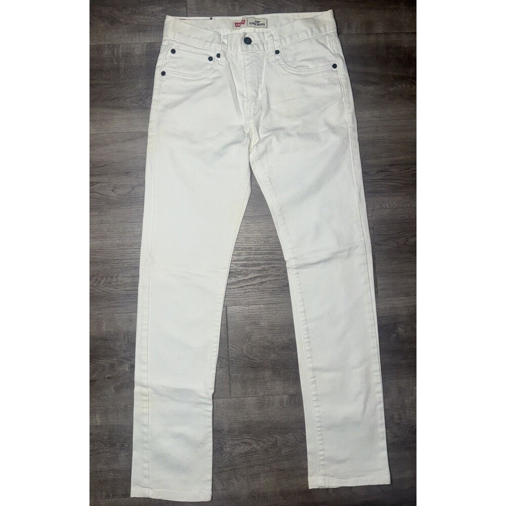 Levi Strauss & Co 510 White Skinny Fit Performance Jeans Size 18 REG
